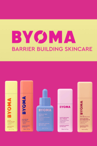 Byoma skincare, preppy skincare, teen skincare, natural skincare, Amazon deals, beauty products for teens
