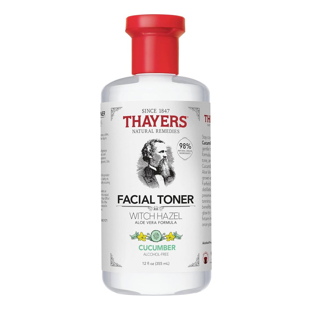 Thayers Alcohol-Free Witch Hazel Toner, Cucumber toner, hydrating toner, amazon, preppy store, skincare routine