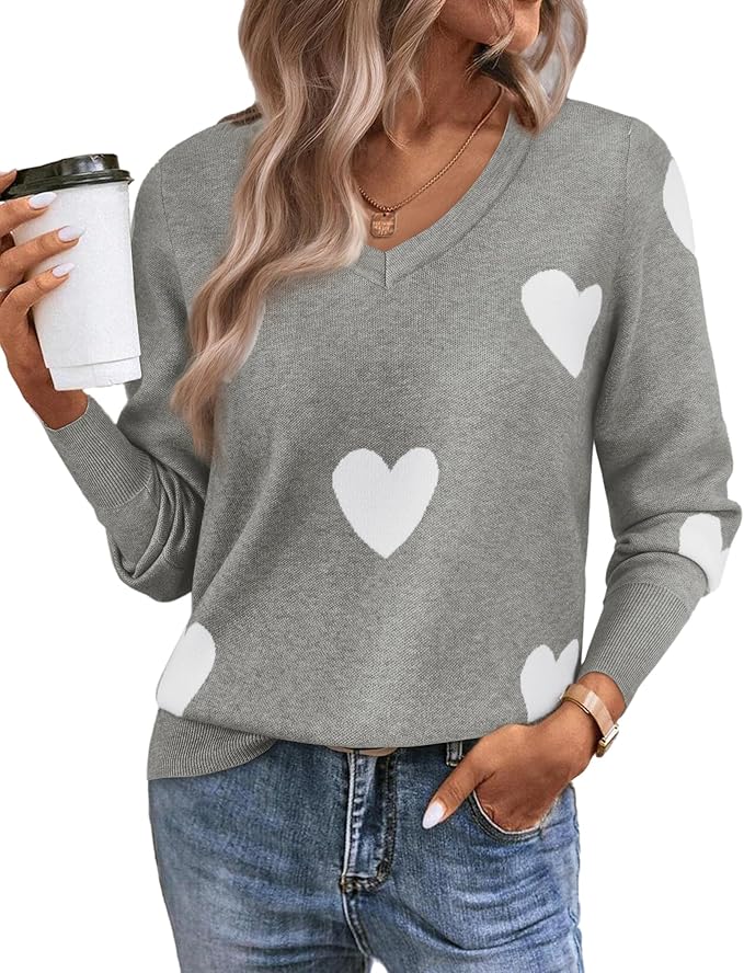 heart shaped sweater, heart sweater, amazon, the preppy store, cozy knits, valentine’s day gift guide
