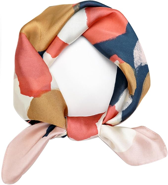 Hair Bandana Scarf For Women Lightweight Fashion Neck Silk Satin Head Scarves For Sleeping Handbags Scarf, amazon, preppy store, spring summer fashion trends 2025